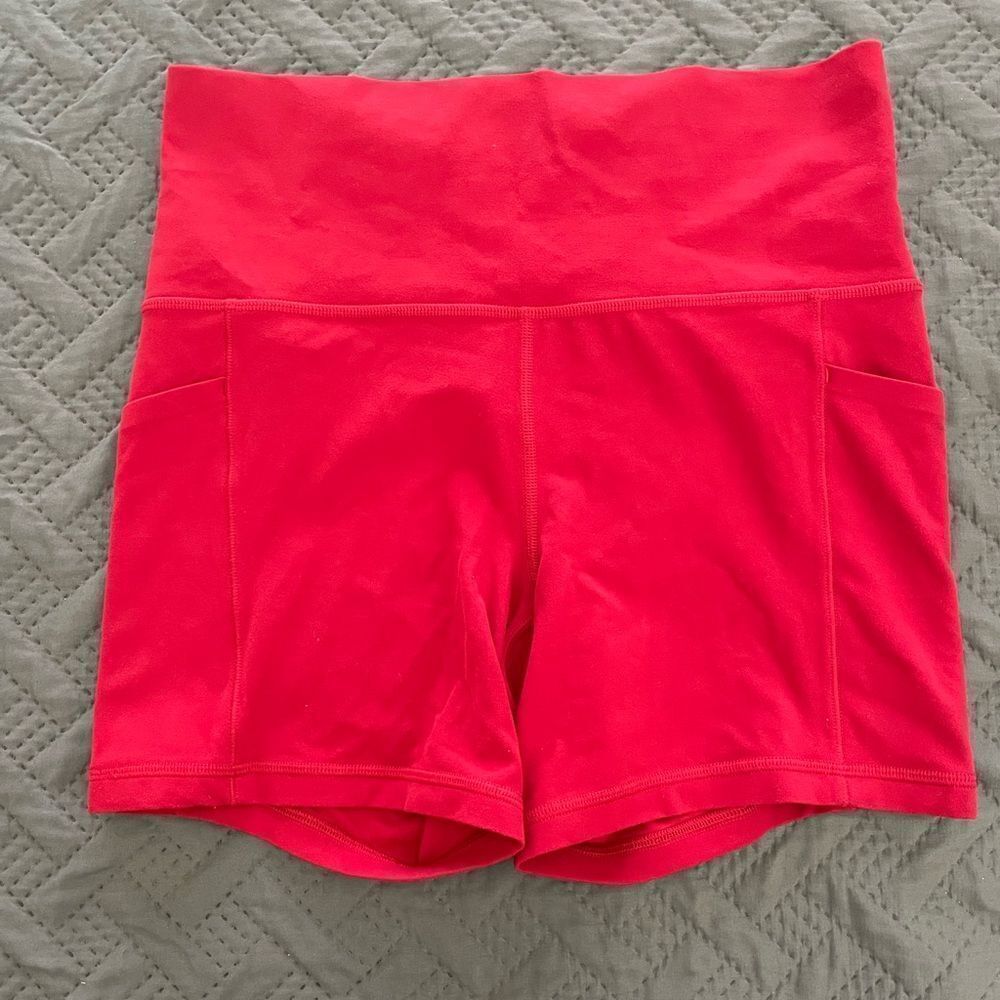Red Athleta Matching Workout Set - Picture 7 of 13